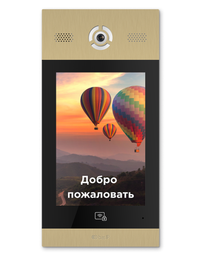 AA-14FB GOLD. Вызывная панель подъездного IP-домофона. BAS-IP в Бердске