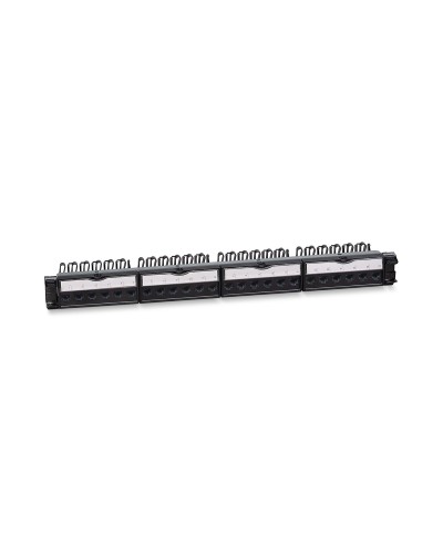 PL-24-KJ-RJ45-Cat.6a-180T (11832c): Патч-панель 19" (1U), 24 порта RJ-45, категория 6a, с задним кабельным организатором в Бердске