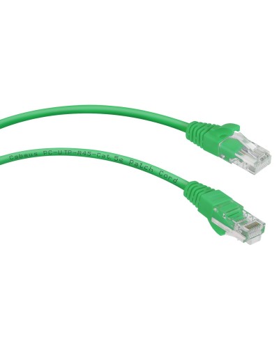 PC-UTP-RJ45-Cat.5e-1.5m-GN (7692c), зелёный. Патч-корд медный. CABEUS в Бердске