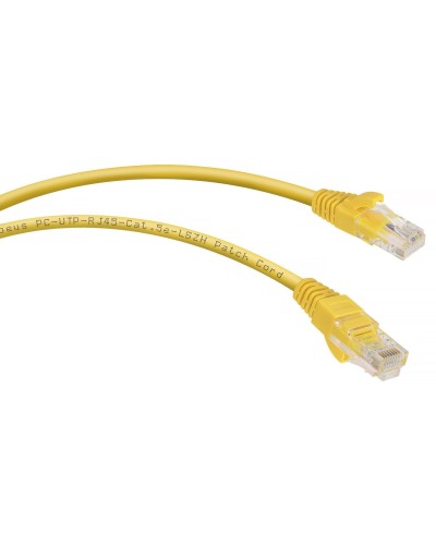 PC-UTP-RJ45-Cat.5e-0.5m-YL-LSZH (9496c), желтый. Патч-корд медный. CABEUS в Бердске