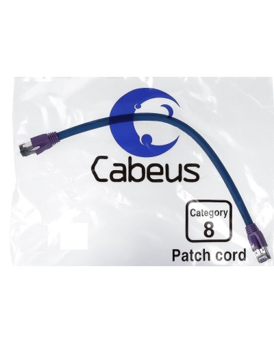 PC-SSTP-RJ45-Cat.8-1.5m-LSZH (9702c), серый. Патч-корд медный. CABEUS в Бердске