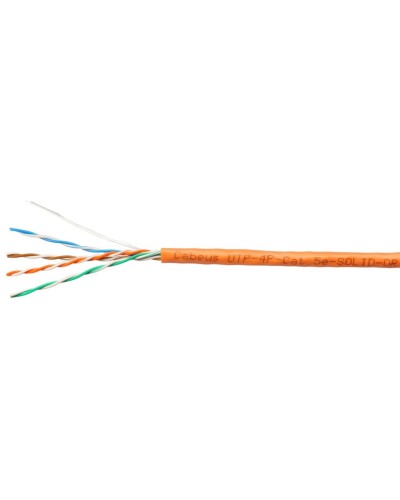 UTP-4P-Cat.5e-SOLID-OR-100 (7253c-5). Кабель «витая пара» (LAN) для структурированных систем связи. CABEUS в Бердске
