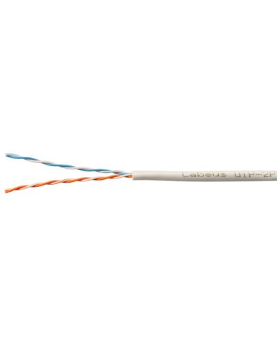 UTP-2P-Cat.5e-SOLID-LSZH-GY-100 (11063c-5). Кабель «витая пара» (LAN) для структурированных систем связи. CABEUS в Бердске