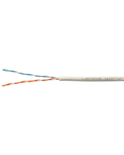 UTP-2P-Cat.5e-SOLID-LSZH-GY-LIGHT-500 (11079c). Кабель «витая пара» (LAN) для структурированных систем связи. CABEUS в Бердске