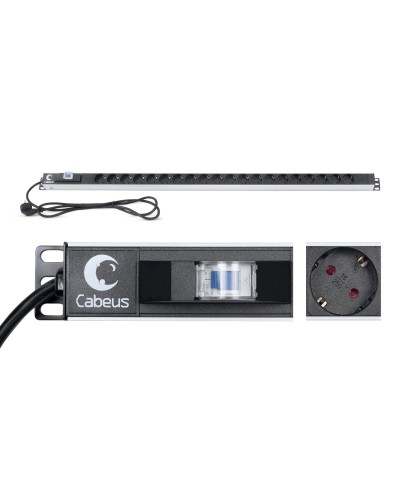 PDU-16-20S-B (9551c). Блок розеток. CABEUS в Бердске