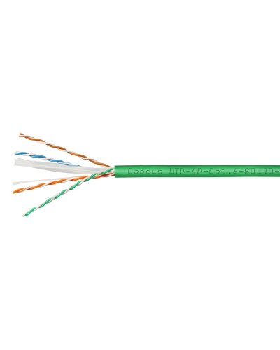 UTP-4P-Cat.6-SOLID-LSLTx-GN (11139c). Кабель «витая пара» (LAN) для структурированных систем связи. CABEUS в Бердске
