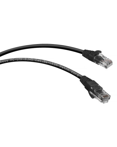 PC-UTP-RJ45-Cat.5e-0.15m-BK-LSZH (9534c), чёрный. Патч-корд медный. CABEUS в Бердске