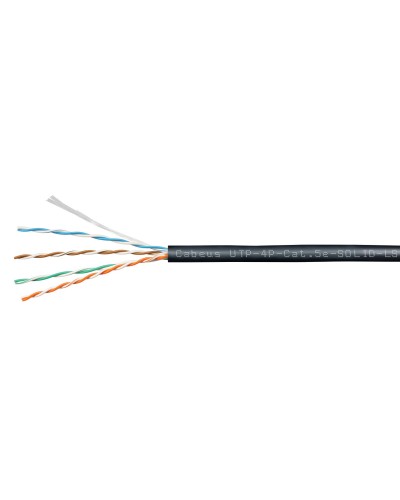 UTP-4P-Cat.5e-SOLID-LSZH-BK (9781c). Кабель «витая пара» (LAN) для структурированных систем связи. CABEUS в Бердске