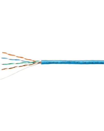 UTP-4P-Cat.5e-SOLID-BL-100 (7248c-5). Кабель «витая пара» (LAN) для структурированных систем связи. CABEUS в Бердске