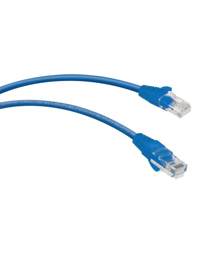 PC-UTP-RJ45-Cat.5e-0.3m-BL-LSZH (9527c), синий. Патч-корд медный. CABEUS в Бердске