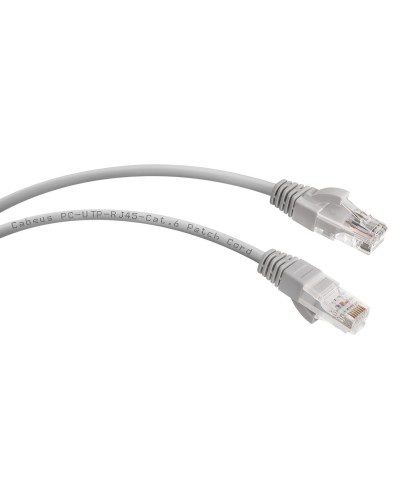 PC-UTP-RJ45-Cat.6-5m (7270c), серый. Патч-корд медный. CABEUS в Бердске