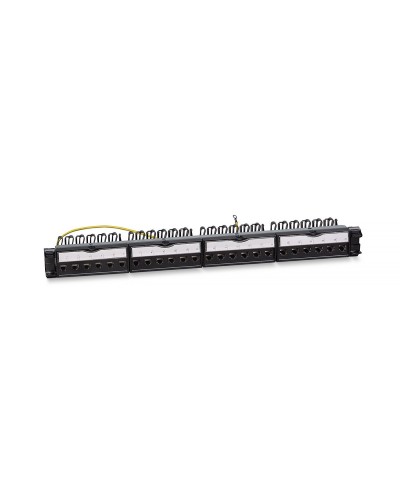 PL-24-KJ-RJ45-Cat.6-SH-180T (11833c): Патч-панель 19" (1U), 24 порта RJ-45, категория 6, полностью экранированная в Бердске