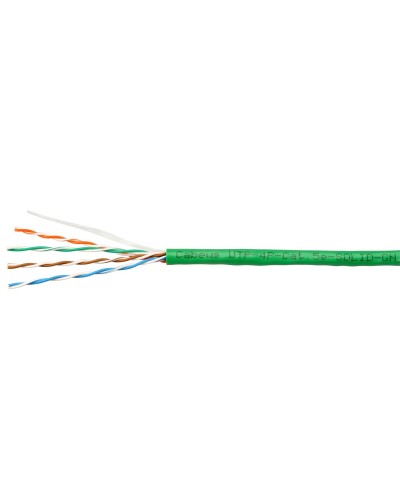 UTP-4P-Cat.5e-SOLID-GN (7250c). Кабель «витая пара» (LAN) для структурированных систем связи. CABEUS в Бердске