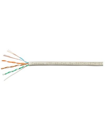 UTP-4P-Cat.5e-SOLID-GY-LIGHT (9995c). Кабель «витая пара» (LAN) для структурированных систем связи. CABEUS в Бердске