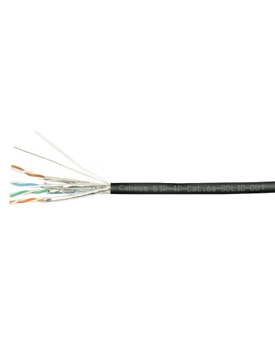 STP-4P-Cat.6a-SOLID-OUT-LSZH-UV (7198c). Кабель «витая пара» (LAN) для структурированных систем связи. CABEUS в Бердске