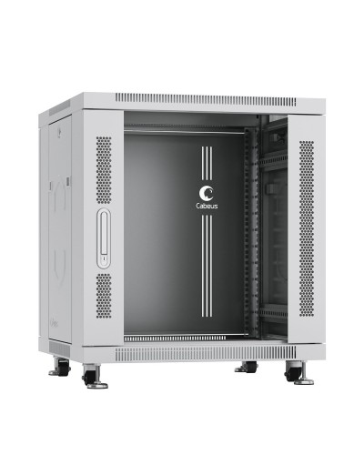 SH-05C-12U60/80 (7646c). Шкаф телекоммуникационный 19 напольный 12U. CABEUS в Бердске
