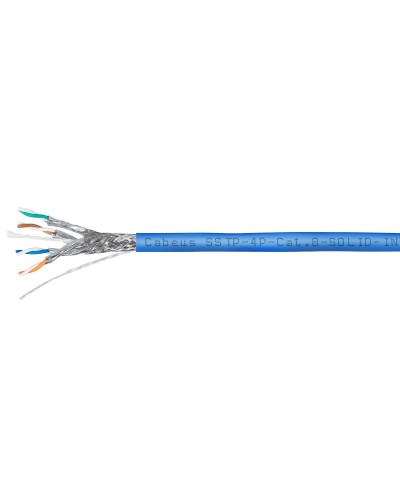 SSTP-4P-Cat.8-SOLID-IN-LSZH-BL (7750c). Кабель «витая пара» (LAN) для структурированных систем связи. CABEUS в Бердске