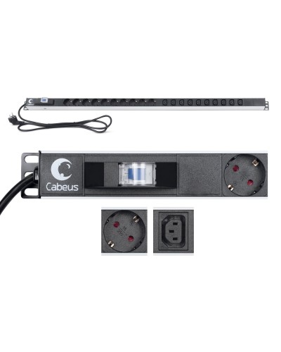 PDU-16-10S-10C13-B (9552c). Блок розеток. CABEUS в Бердске