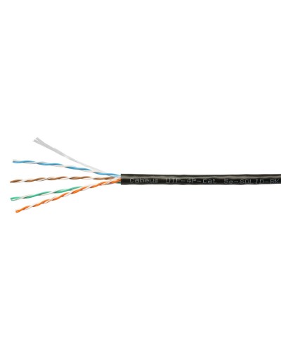 UTP-4P-Cat.5e-SOLID-BK-100 (7252c-5). Кабель «витая пара» (LAN) для структурированных систем связи. CABEUS в Бердске