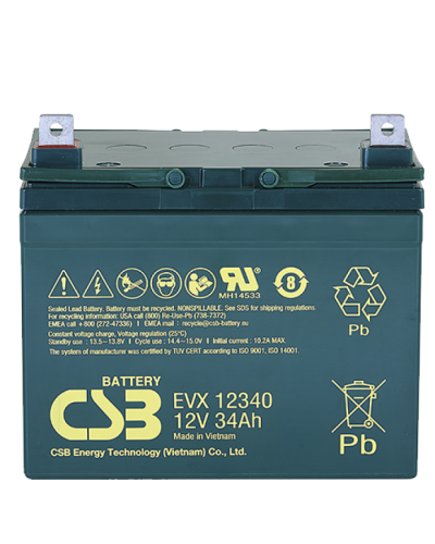 CSB EVX 12340. Аккумулятор герметичный свинцово-кислотный. CSB в Бердске