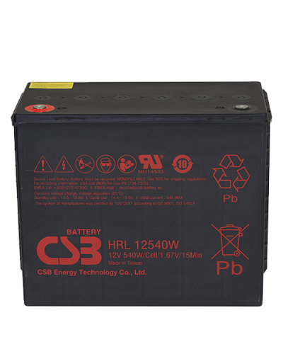 CSB HRL 12540W FR. Аккумулятор герметичный свинцово-кислотный. CSB в Бердске