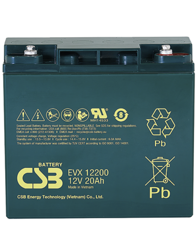 CSB EVX 12200. Аккумулятор герметичный свинцово-кислотный. CSB в Бердске