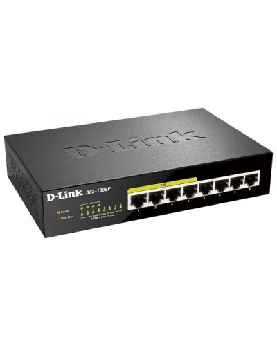 DGS-1008P/E1A. Коммутатор. D-Link в Бердске