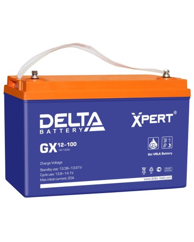 Delta GX 12-100. Аккумулятор герметичный свинцово-кислотный. Delta в Бердске