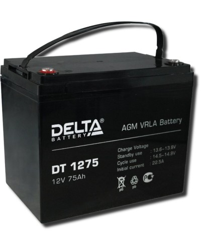 Delta DT 1275. Аккумулятор герметичный свинцово-кислотный. Delta в Бердске