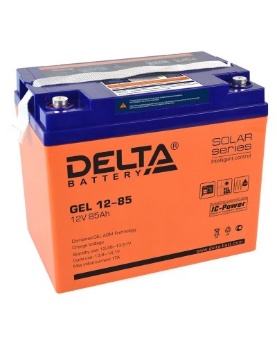 Delta GEL 12-85. Аккумулятор герметичный свинцово-кислотный. Delta в Бердске