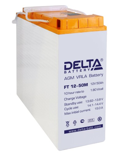 Delta FT 12-50 M. Аккумулятор герметичный свинцово-кислотный. Delta в Бердске