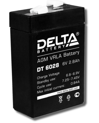 Delta DT 6028. Аккумулятор герметичный свинцово-кислотный. Delta в Бердске