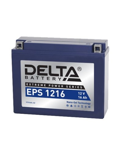 Delta EPS 1216. Аккумулятор герметичный свинцово-кислотный стартерный. Delta в Бердске