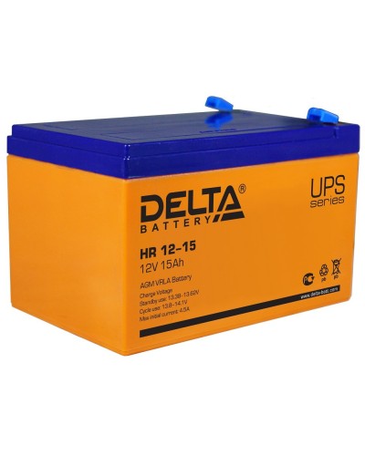 Delta HR 12-15. Аккумулятор герметичный свинцово-кислотный. Delta в Бердске