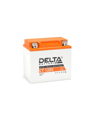 Delta CT 1205. Аккумулятор герметичный свинцово-кислотный стартерный. Delta в Бердске