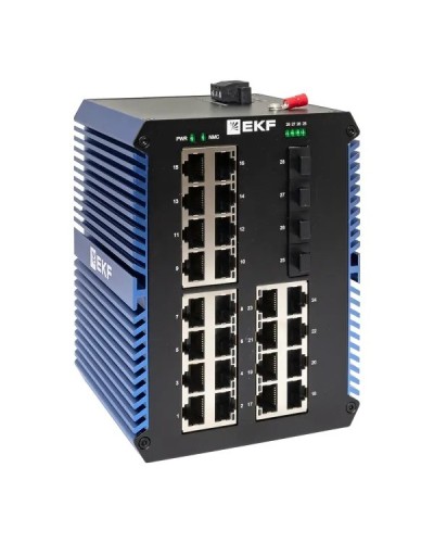 TSX-U-4GX/SFP-24GTP. Промышленный неуправляемый коммутатор. EKF в Бердске
