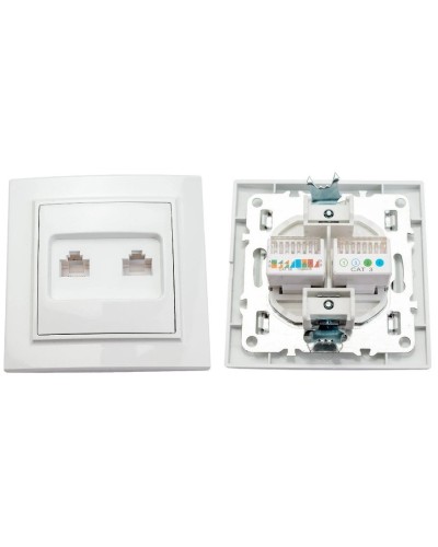 Минск Розетка RJ-45+Phone СП (ERK00-135-10). Розетка RJ-45+Phone СП. EKF в Бердске