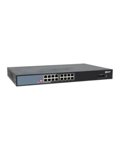 TSX-U-2GX/SFP-16GTP-R. Промышленный неуправляемый коммутатор. EKF в Бердске