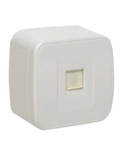 Минск Розетка RJ-45 1-местная ОП 1А (EGK01-035-10). Розетка RJ-45 1-местная ОП 1А. EKF в Бердске