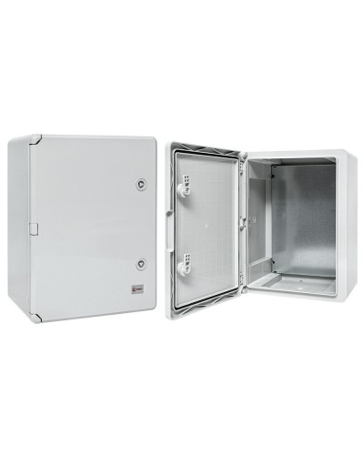 Бокс пластиковый с монтажной платой 400х300х220 IP65 PROxima (PB65MP004). Бокс пластиковый антивандальный. EKF в Бердске