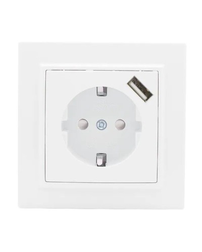 Минск Розетка 1-местная СП с/з 16А (ERR16-028-100-USB). Розетка 1-местная СП с/з 16А. EKF в Бердске