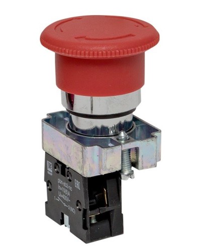BS542 поворотная красная грибок NC (xb2-bs542). Кнопка поворотная красная грибок. EKF в Бердске