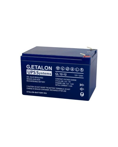 G.ETALON GL 12-12. Аккумулятор герметичный свинцово-кислотный. ETALON в Бердске
