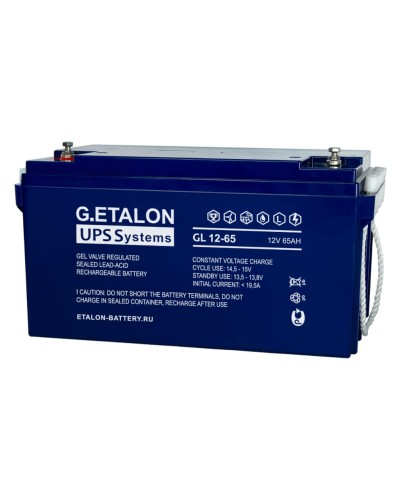 G.ETALON GL 12-65. Аккумулятор герметичный свинцово-кислотный. ETALON в Бердске