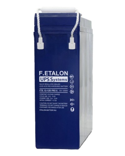 F.ETALON FTE 12-125 PRO X. Аккумулятор герметичный свинцово-кислотный. ETALON в Бердске