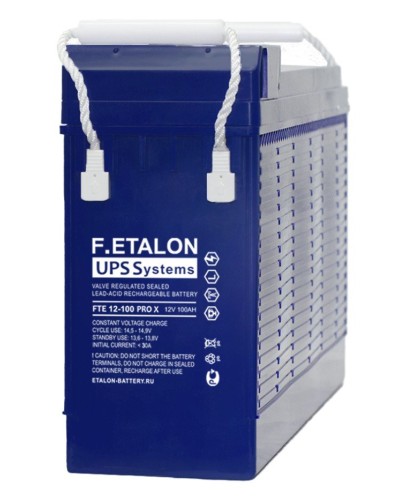F.ETALON FTE 12-100 PRO X. Аккумулятор герметичный свинцово-кислотный. ETALON в Бердске
