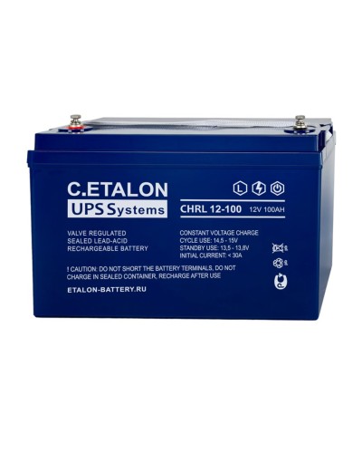 C.ETALON CHRL 12-100. Аккумулятор герметичный свинцово-кислотный. ETALON в Бердске