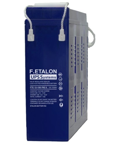 F.ETALON FTE 12-150 PRO X. Аккумулятор герметичный свинцово-кислотный. ETALON в Бердске