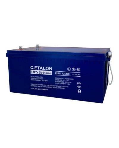 C.ETALON CHRL 12-250. Аккумулятор герметичный свинцово-кислотный. ETALON в Бердске