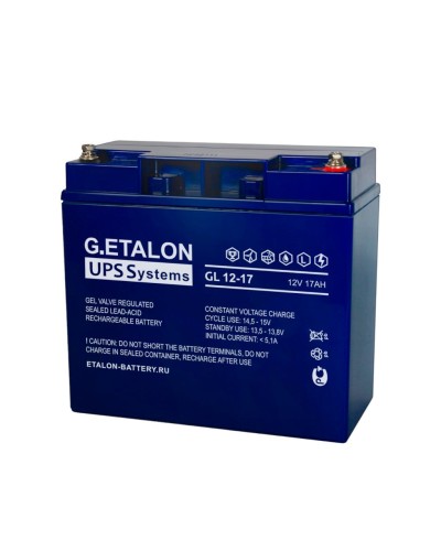 G.ETALON GL 12-17. Аккумулятор герметичный свинцово-кислотный. ETALON в Бердске